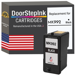 DoorStepInk Remanufactured in the USA Ink Cartridge for Dell Series 9 MK992 Black