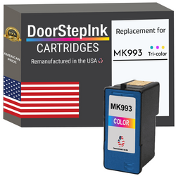DoorStepInk Remanufactured in the USA Ink Cartridge for Dell Series 9 MK993 Tri-Color