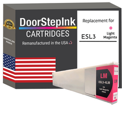 DoorStepInk Remanufactured in the USA Ink Cartridge for Roland ESL3-4LM 440mL Light Magenta