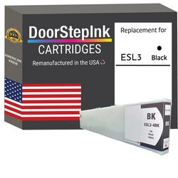 DoorStepInk Remanufactured in the USA Ink Cartridge for Roland ESL3-4BK 440mL Black