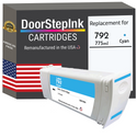 DoorStepInk Remanufactured in the USA Ink Cartridge for 792 775ML Cyan
