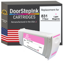 DoorStepInk Remanufactured in the USA Ink Cartridge for 831 775ML Light Magenta