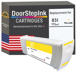 DoorStepInk Remanufactured in the USA Ink Cartridge for 831 775ML Yellow
