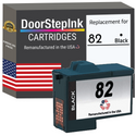 DoorStepInk Remanufactured in the USA Ink Cartridge for Lexmark #82 Black