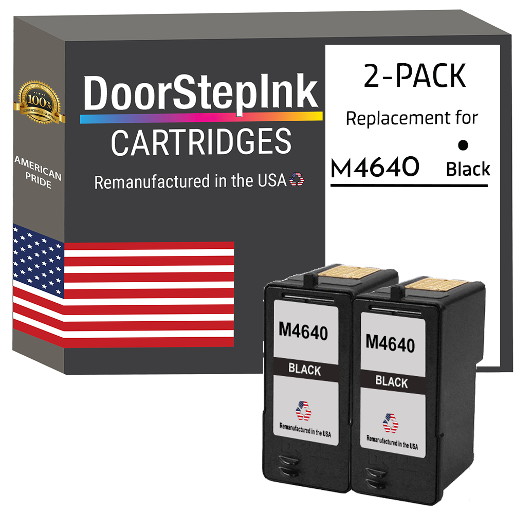DoorStepInk Brand for Dell Series 5 M4640 Black Remanufactured in the