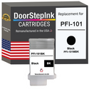 DoorStepInk Remanufactured in the USA Ink Cartridge for Canon PFI-101 130ML Black