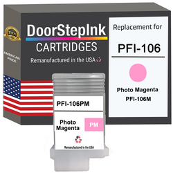 DoorStepInk Remanufactured in the USA Ink Cartridge for Canon PFI-106 130ML Photo Magenta
