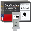 DoorStepInk Remanufactured in the USA Ink Cartridge for Canon PFI-206 300ML Matte Black