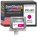 DoorStepInk Remanufactured in the USA Ink Cartridge for Canon PFI-301 330ML Magenta