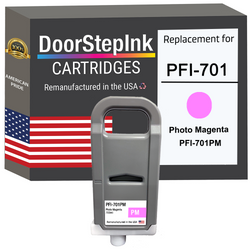 DoorStepInk Remanufactured in the USA Ink Cartridge for Canon PFI-701 700ML Photo Magenta