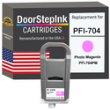 DoorStepInk Remanufactured in the USA Ink Cartridge for Canon PFI-704 700ML Photo Magenta