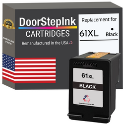 DoorStepInk Remanufactured in the USA Ink Cartridge for 61XL CH563WN Black