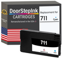DoorStepInk Remanufactured in the USA Ink Cartridges for 711 CZ130A 1 Cyan