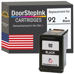 DoorStepInk Remanufactured in the USA Ink Cartridge for 92 C9362 Black