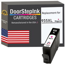 DoorStepInk Remanufactured in the USA Ink Cartridges for 935XL C2P25 1 Magenta