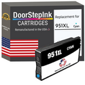 DoorStepInk Remanufactured in the USA Ink Cartridges for 951XL CN046AN 1 Cyan