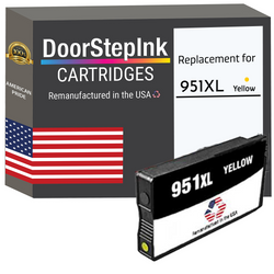 DoorStepInk Remanufactured in the USA Ink Cartridges for 951XL CN048AN 1 Yellow