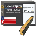 DoorStepInk Remanufactured in the USA Ink Cartridges for 972X L0S04AN 1 Yellow