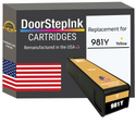 DoorStepInk Remanufactured in the USA Ink Cartridges for 981Y L0R15A 1 Yellow