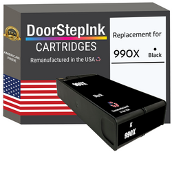 DoorStepInk Remanufactured in the USA Ink Cartridges for 990X M0K01AN 1 Black