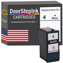 DoorStepInk Remanufactured in the USA Ink Cartridge for Lexmark #4 Black