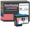 DoorStepInk Remanufactured in the USA Ink Cartridge for Lexmark #83 Tri-Color