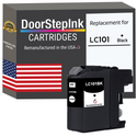 DoorStepInk Remanufactured in the USA Ink Cartridges for Brother LC101XL Black