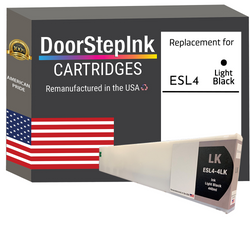 DoorStepInk Remanufactured in the USA Ink Cartridge for Roland ESL4-4LK 440mL Light Black