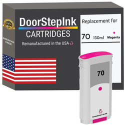 DoorStepInk Remanufactured in the USA Ink Cartridge for 70 130ML Magenta