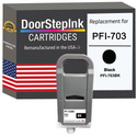 DoorStepInk Remanufactured in the USA Ink Cartridge for Canon PFI-703 700ML Black