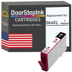 DoorStepInk Remanufactured in the USA Ink Cartridges for 564XL CN686WN 1 Magenta