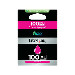 Original Lexmark 14N1070E 100XL Magenta Ink Cartridge