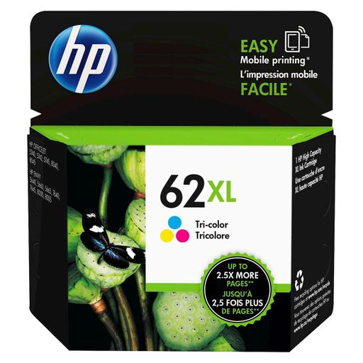 HP 62XL (C2P07AN) Tri-Color Ink Cartridge