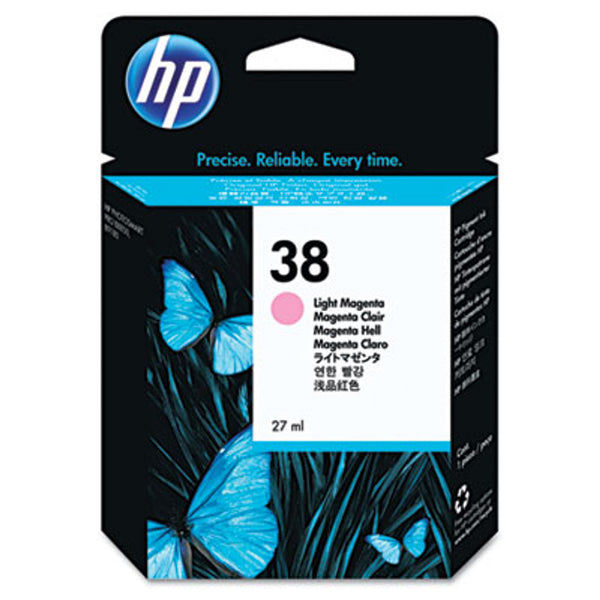 OEM HP 38 Light Magenta (C9419A) Ink Cartridge