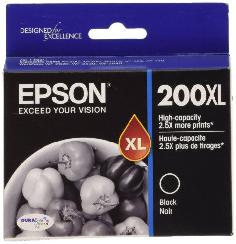 Genuine Epson 200XL Black Ink Cartridge