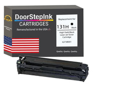 Remanufactured in the USA For Canon 131H High Yield Black LaserJet Toner Cartridge, 6273B001