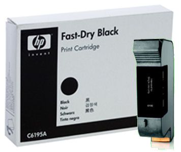 New HP C6195A Fast Dry Black Ink Cartridges