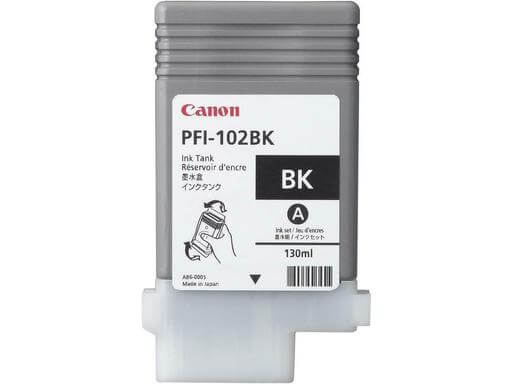 Canon PFI-102 130mL Black Ink Cartridge