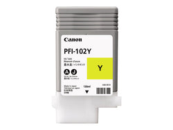 Canon PFI-102 130mL Yellow Ink Cartridge