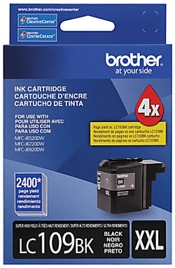 Original Brother LC109BK XXL Super High Yield Black Ink Cartridge