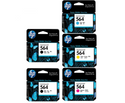Original HP 564 Black, Cyan, Magenta, Yellow Ink (5-pack)
