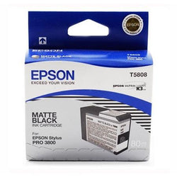 Original Epson T5808 Matte Black 80ml Ink Cartridge