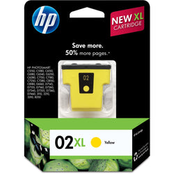 Genuine HP 02XL (C8732WN) Yellow Ink Cartridge