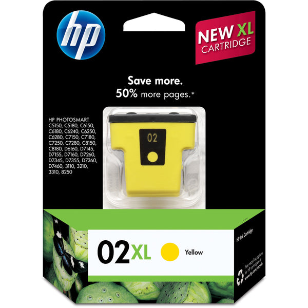 Genuine HP 02XL Yellow Ink Cartridge (C8732WN)
