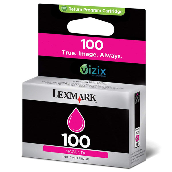 Original Lexmark 14N0901 100 Magenta Ink Cartridge