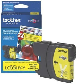 Original Brother LC65 Yellow Ink Cartridge