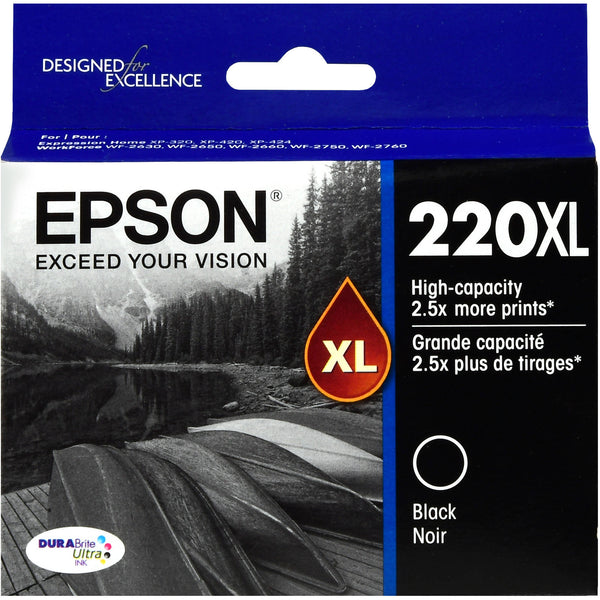 Epson 220XL High-capacity Black Ink Cartridge