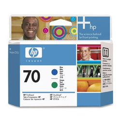 HP 70 (C9408A) Blue and Green DesignJet Printhead