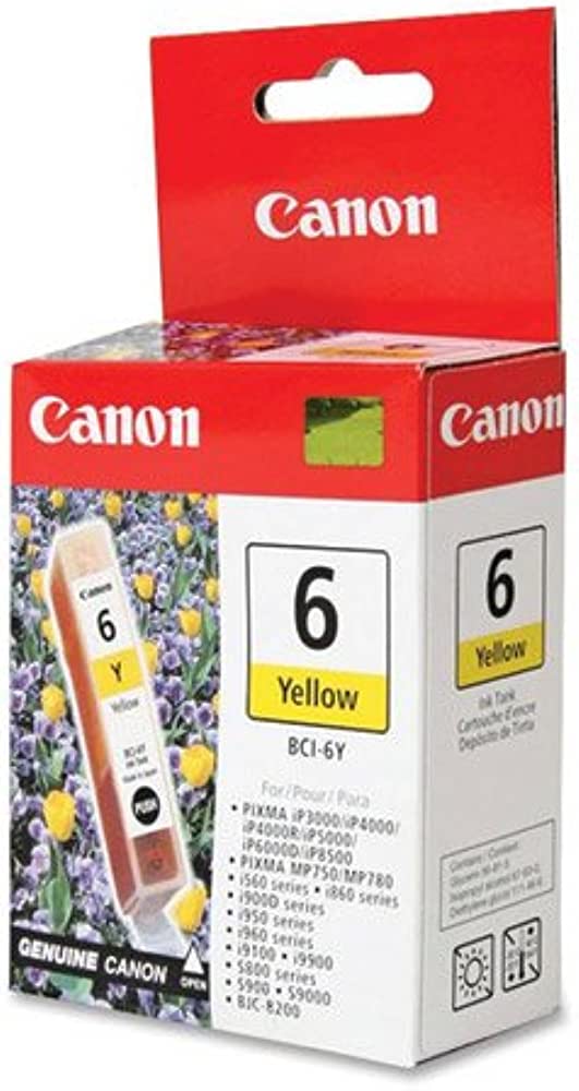 Original Canon BCI-6 Yellow Ink Cartridge