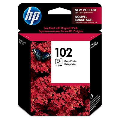 HP C9360AN (HP 102) Photo Ink, 120 Page-Yield, Gray